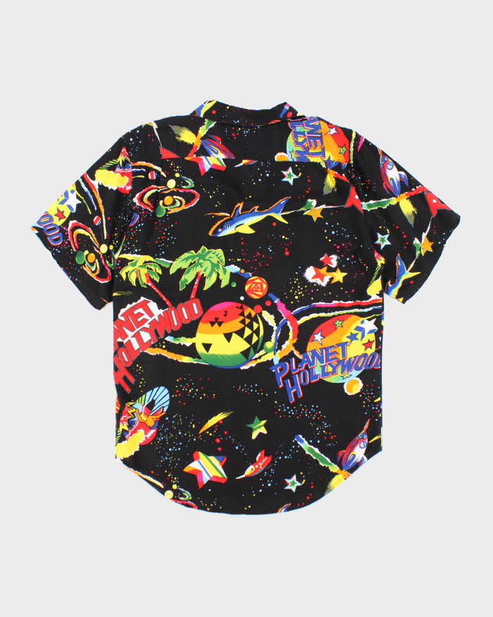 Planet Hollywood Black Print Shirt - S