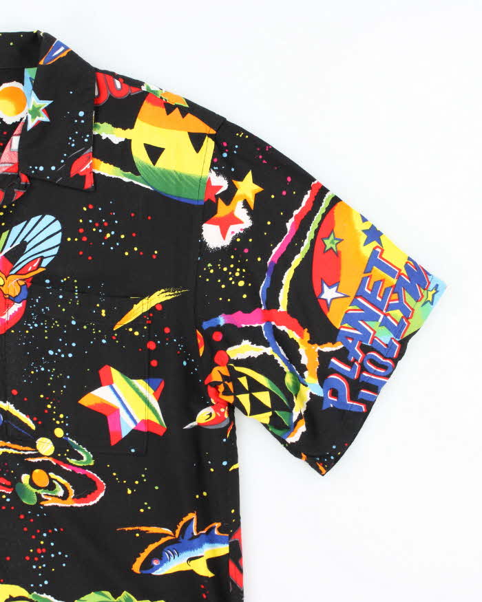 Planet Hollywood Black Print Shirt - S