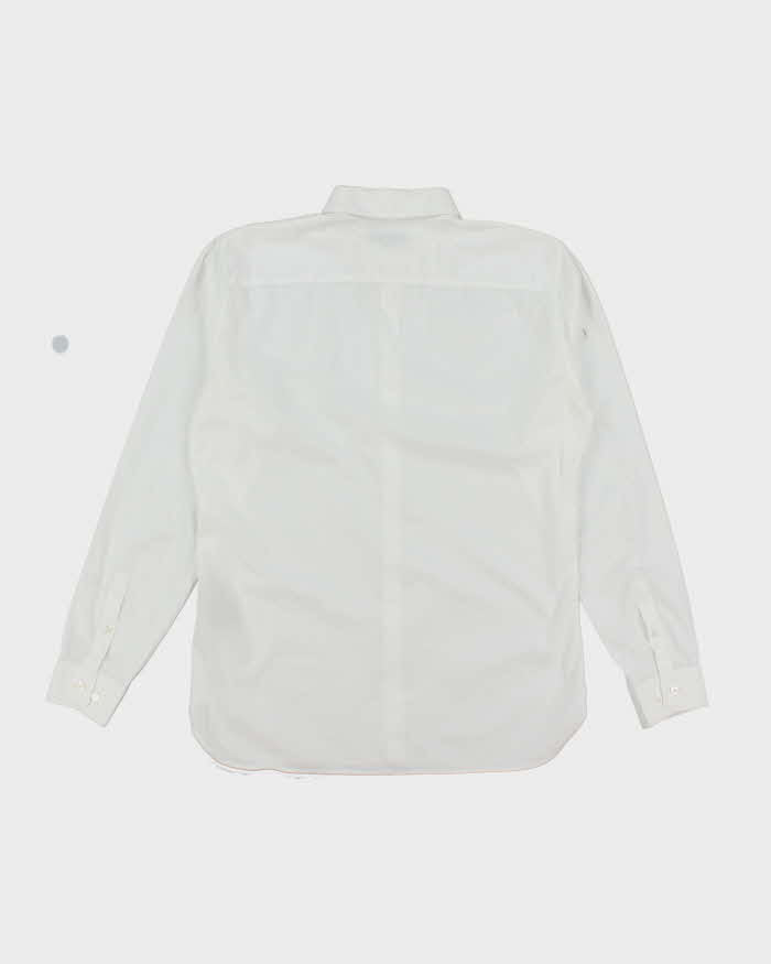 Burberry Men's White Collared Shirt - L