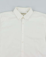 Burberry Men's White Collared Shirt - L