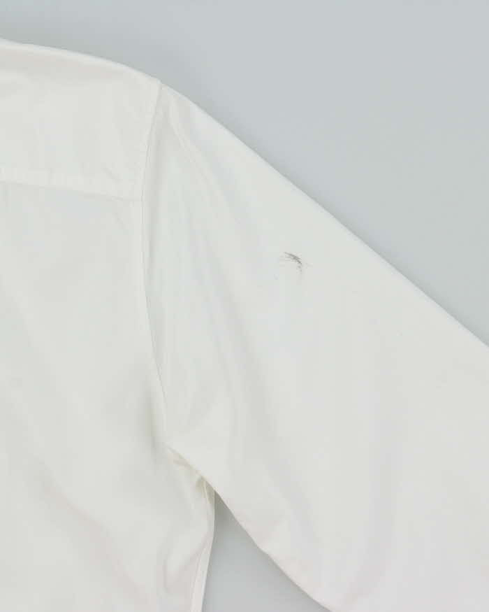 Burberry Men's White Collared Shirt - L