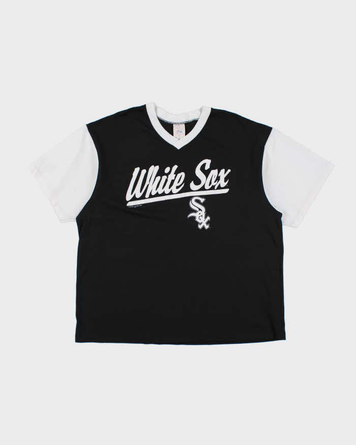 Vintage 90s White Sox Black and White Sports Jersey - 3XL