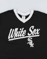Vintage 90s White Sox Black and White Sports Jersey - 3XL