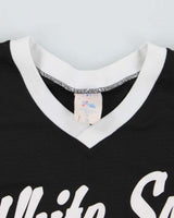Vintage 90s White Sox Black and White Sports Jersey - 3XL