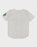 Vintage 90s Athletics White and Green Sports Jersey - XL