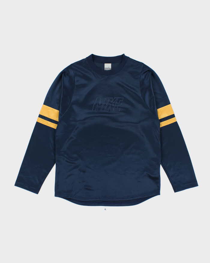 Men's Nike Navy Blue Sports Jersey - S