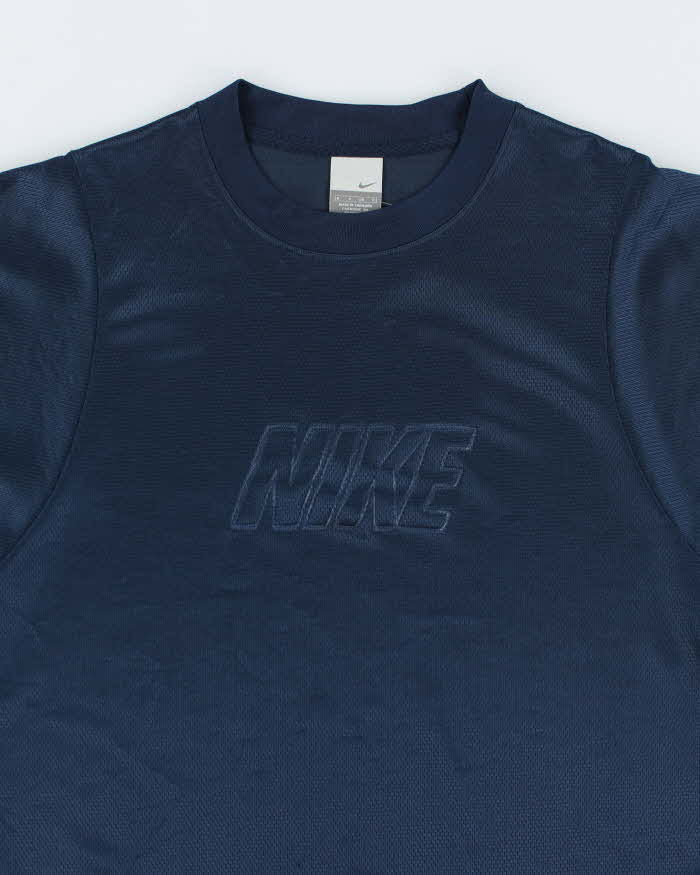 Men's Nike Navy Blue Sports Jersey - S