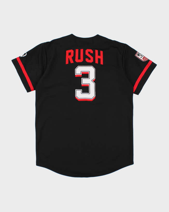Men's Rush Black Sports Jersey - L