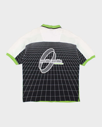 Deadstock Y2K Pelle Pelle Avocado Green Sports Jersey - L