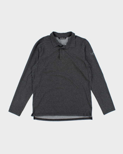 Men's Arc'teryx Grey Long Sleeve Polo Shirt - M