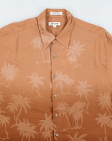 Vintage 90's Pierre Cardin Palm Tree Print Hawaiian Shirt - L
