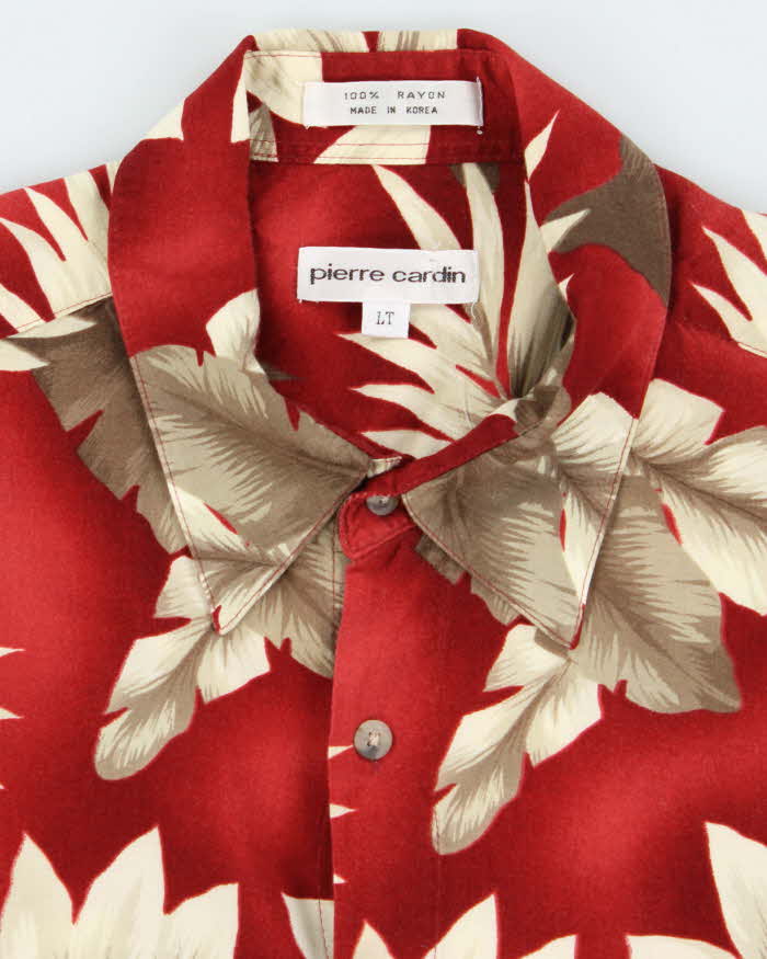 Vintage 90's Pierre Cardin Oversized Hawaiian Shirt - L