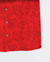 Vintage Y2K Guess Tribal Print Oversized Hawaiian Shirt - M