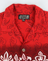 Vintage Y2K Guess Tribal Print Oversized Hawaiian Shirt - M