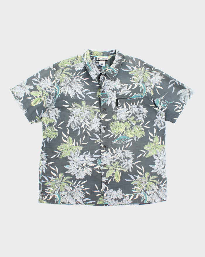 Vintage 2000's Columbia Floral Print Hawaiian Shirt - XL