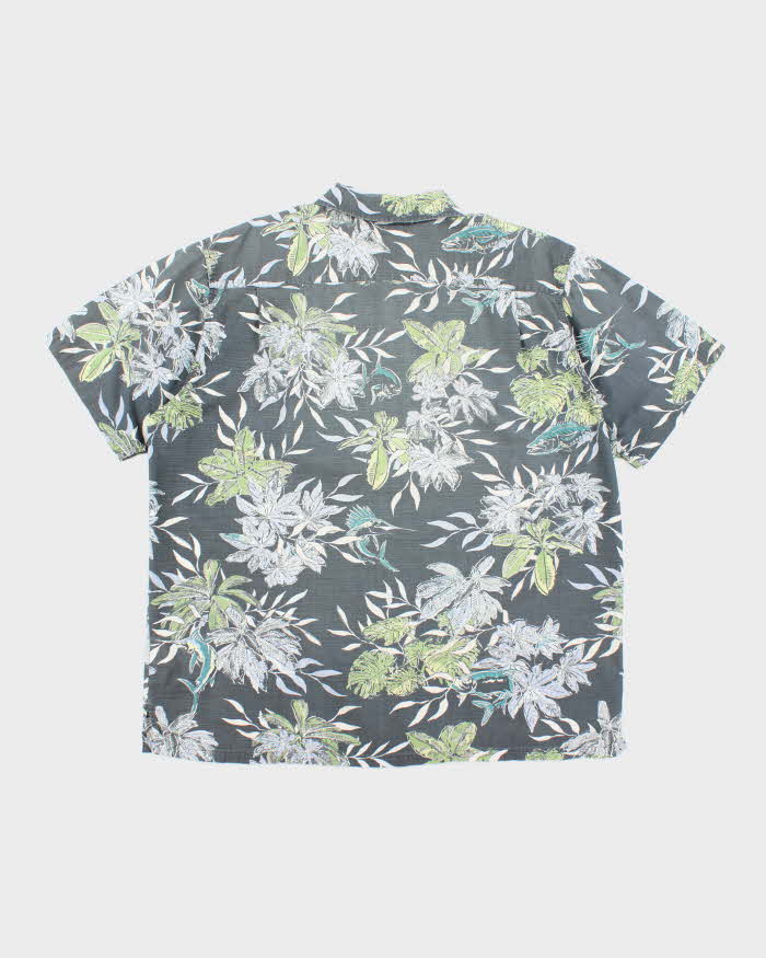 Vintage 2000's Columbia Floral Print Hawaiian Shirt - XL