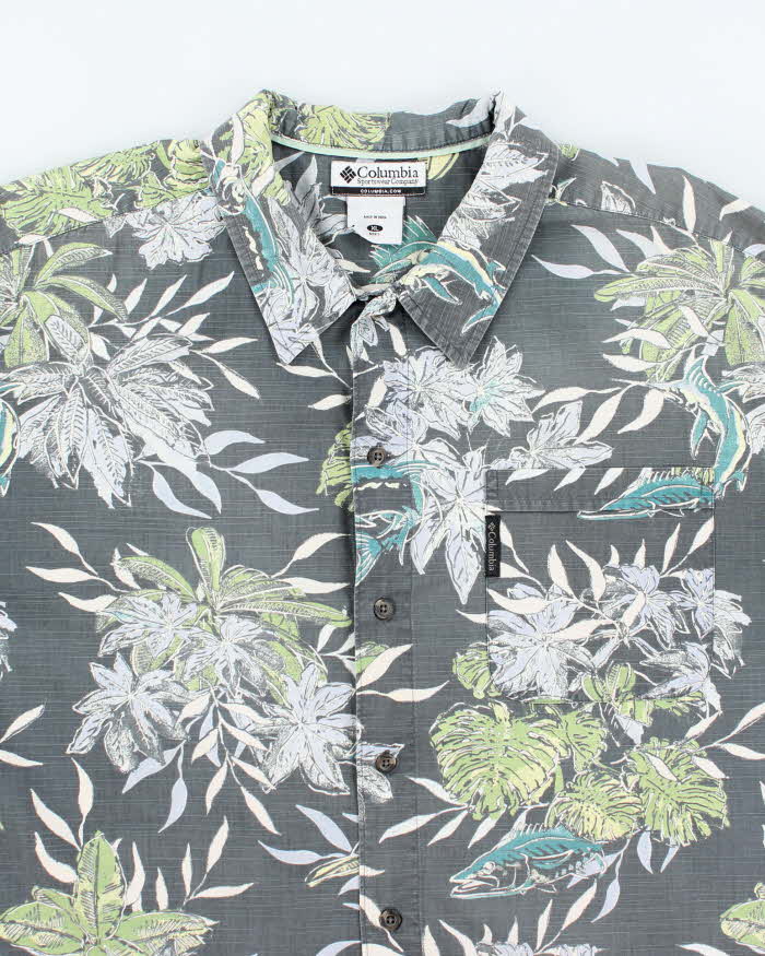 Vintage 2000's Columbia Floral Print Hawaiian Shirt - XL