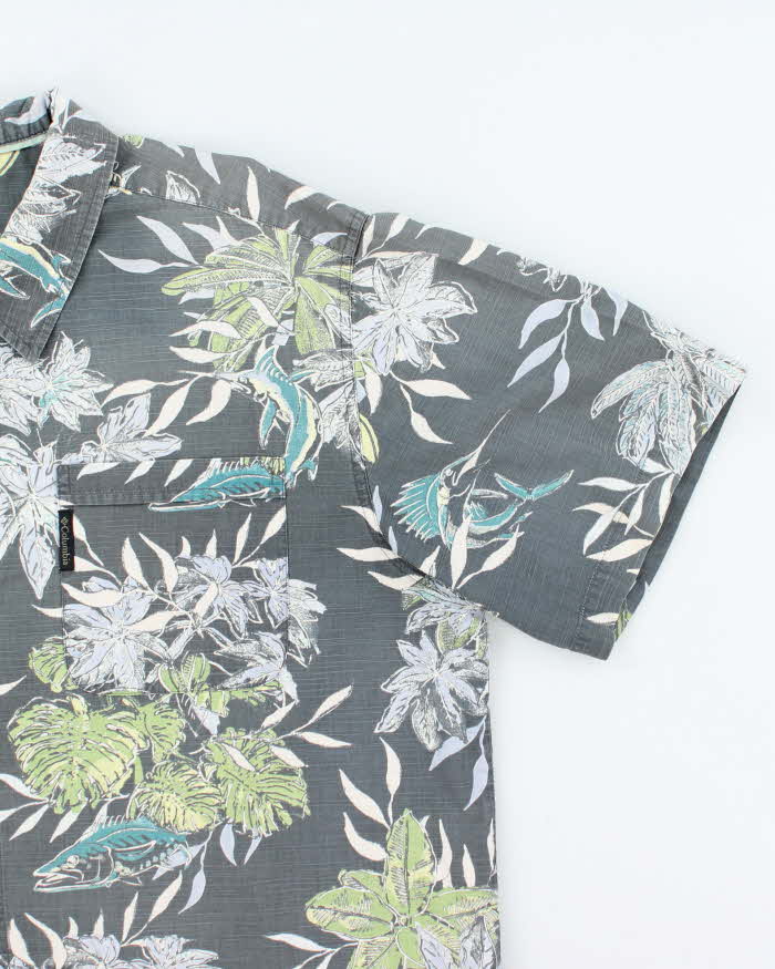 Vintage 2000's Columbia Floral Print Hawaiian Shirt - XL