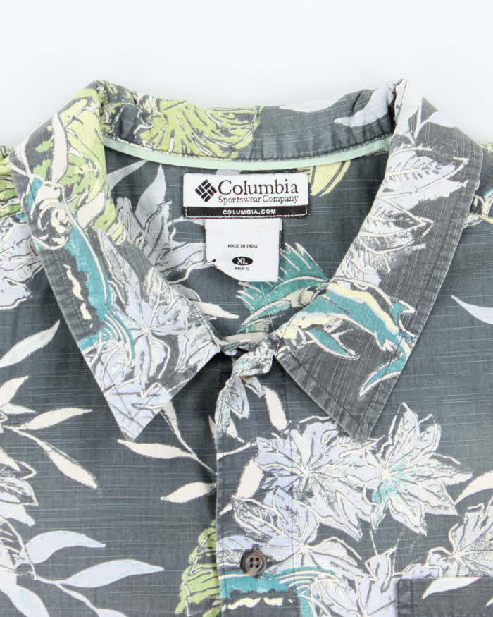 Vintage 2000's Columbia Floral Print Hawaiian Shirt - XL
