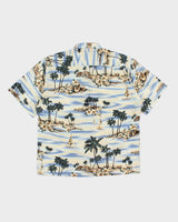 Vintage 90's Pierre Cardin All Over Print Hawaiian Shirt - L