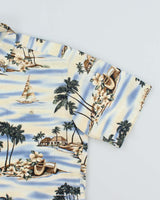 Vintage 90's Pierre Cardin All Over Print Hawaiian Shirt - L