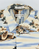 Vintage 90's Pierre Cardin All Over Print Hawaiian Shirt - L