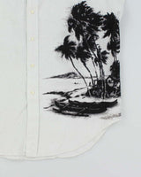 Vintage 2000's Ralph Lauren Palm Tree Printed Short Sleeve Shirt - L