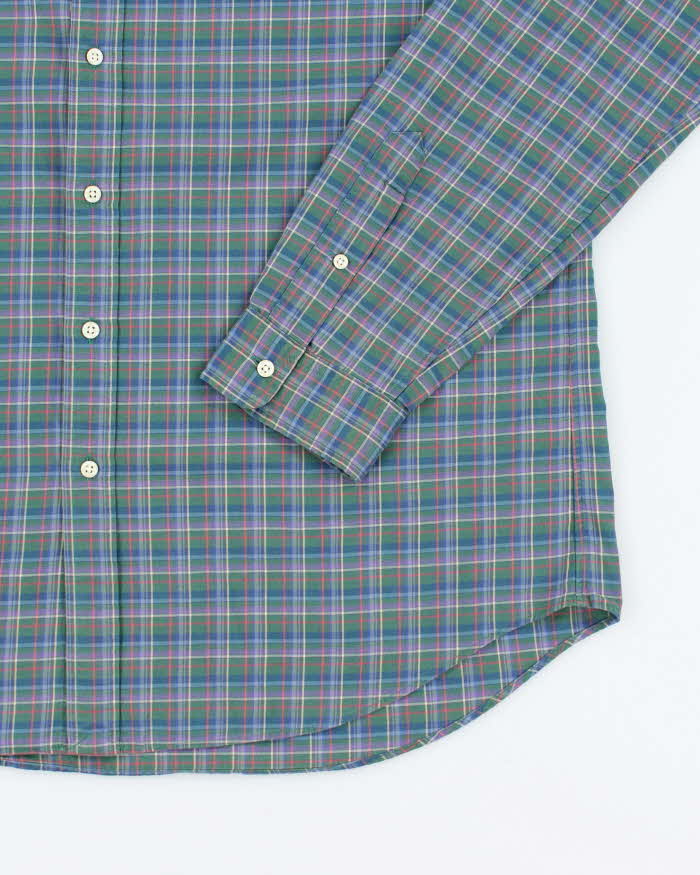 Vintage 2000's Ralph Lauren Small Horse Flannel Shirt - XL