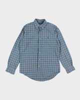 Vintage 2000's Ralph Lauren Small Horse Flannel Shirt - S
