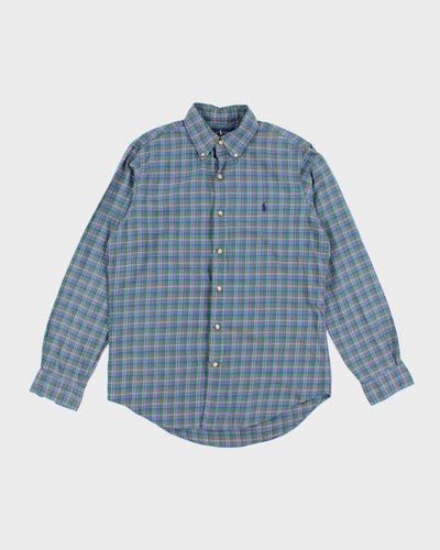 Vintage 2000's Ralph Lauren Small Horse Flannel Shirt - S