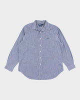Vintage Ralph Lauren Checked Button Up Shirt - XL