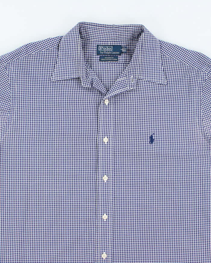 Vintage Ralph Lauren Checked Button Up Shirt - XL