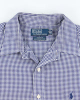 Vintage Ralph Lauren Checked Button Up Shirt - XL