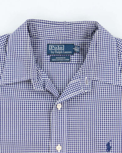 Vintage Ralph Lauren Checked Button Up Shirt - XL