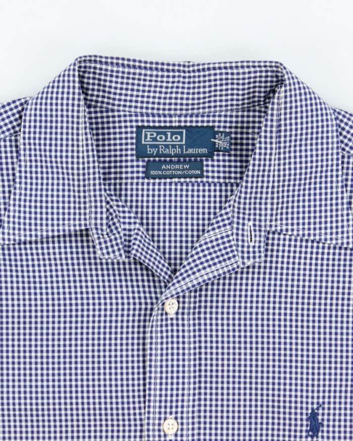 Vintage Ralph Lauren Checked Button Up Shirt - XL
