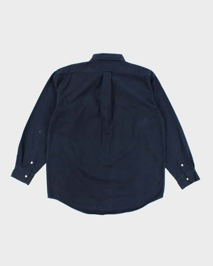 Vintage Ralph Lauren Heavyweight Small Horse Plain Shirt - M