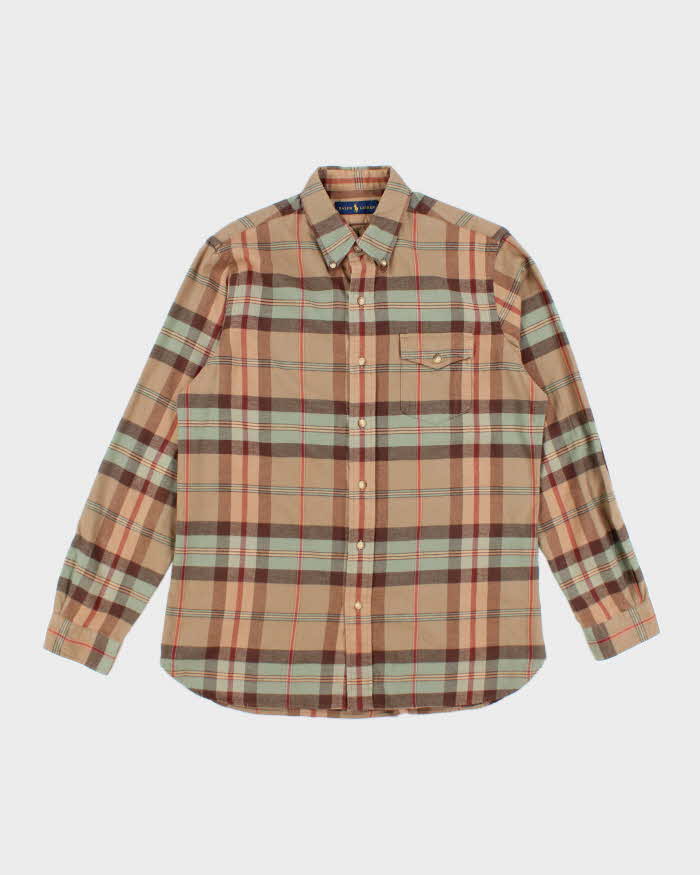 Vintage Ralph Lauren Striped Flannel Shirt - M