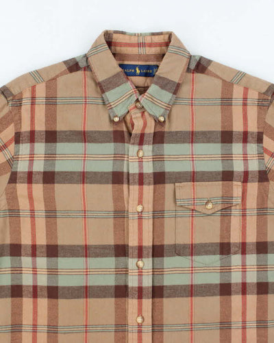 Vintage Ralph Lauren Striped Flannel Shirt - M