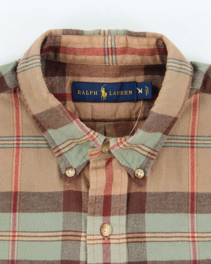 Vintage Ralph Lauren Striped Flannel Shirt - M