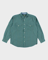 Vintage Woolrich Striped Button Up Shirt - L