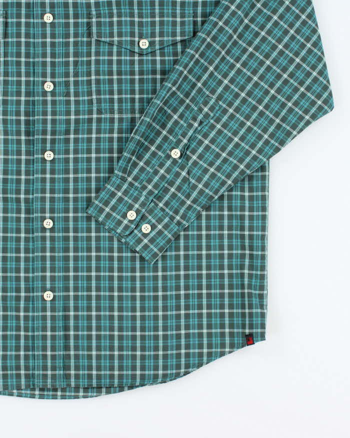 Vintage Woolrich Striped Button Up Shirt - L