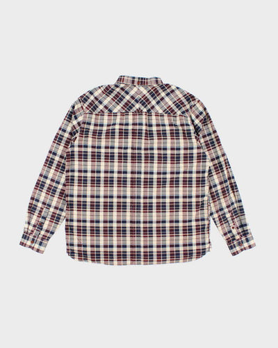 Vintage Fred Perry Small Crest Striped Button Up Shirt - XL