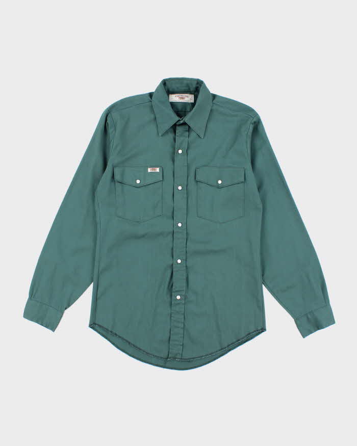 Vintage 70's GWG Craft Master Western Snap Button Shirt - S
