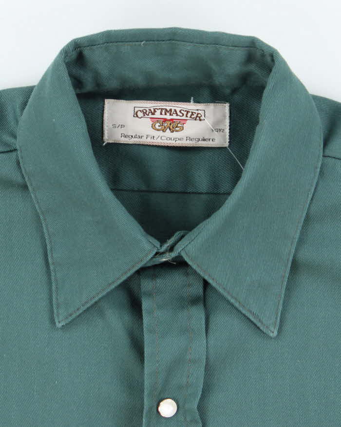 Vintage 70's GWG Craft Master Western Snap Button Shirt - S