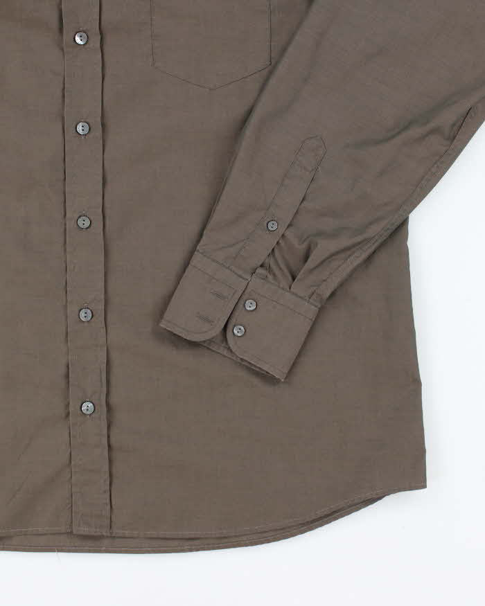 Vintage Dolce &amp; Gabbana Textured Button Up Shirt - L