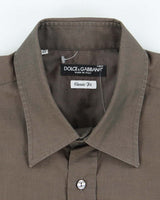 Vintage Dolce &amp; Gabbana Textured Button Up Shirt - L