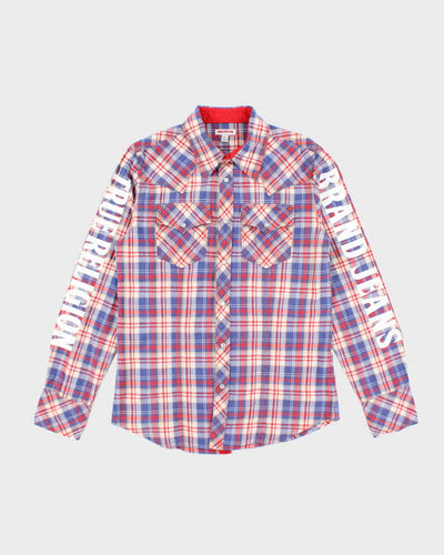 Vintage 2000's True Religion Sleeve Printed Western Shirt - M