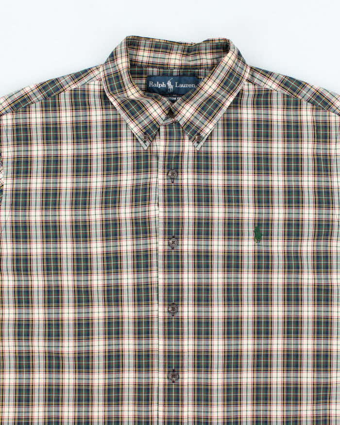 Vintage 2000's Ralph Lauren Striped Flannel Shirt - L