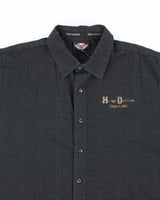 Vintage Y2K Harley Davidson Printed Textured Shirt - XL