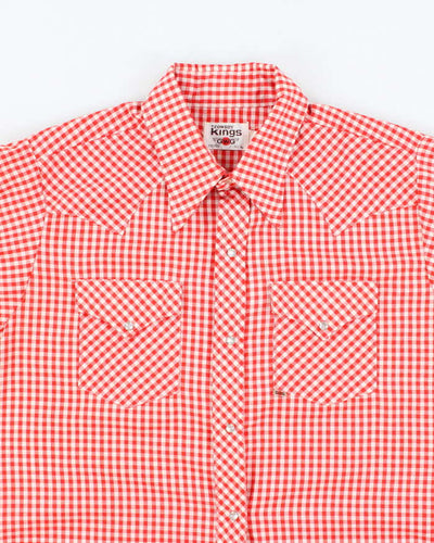 Vintage 70's GWG Cowboy Kings Western Snap Button Shirt - L